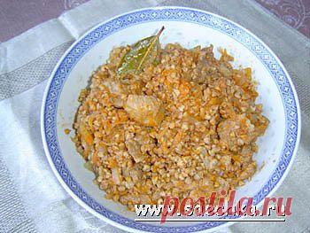 Свинина с луком и гречневой крупой | Saechka.Ru - рецепты с фото