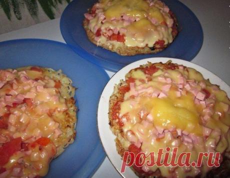 Картофельная пицца за 10 минут