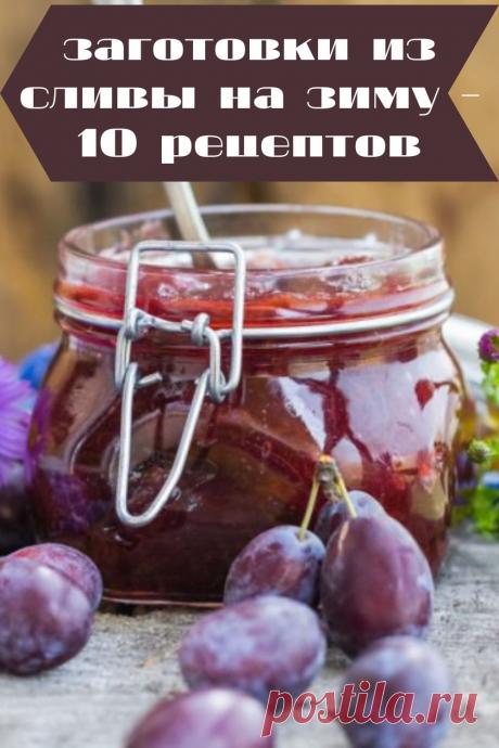заготовки из сливы на зиму - 10 рецептов