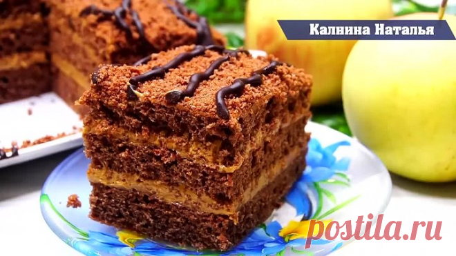 25 минут и Вкуснющий Торт готов, ВМЕСТЕ С ВЫПЕЧКОЙ!