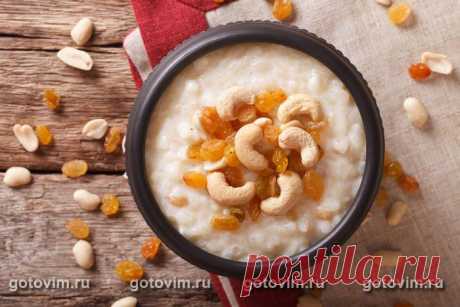 Кхир с изюмом и орехами