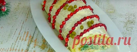 Салат «Новогодний сюрприз»: вкусная закуска с необычной начинкой станет украшением праздничного стола | sm-news.ru