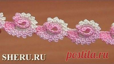 Шнур из завитков с пико , видео-урок