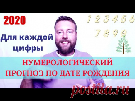 (261) НУМЕРОЛОГИЧЕСКИЙ ПРОГНОЗ на 2020 год по ДАТЕ РОЖДЕНИЯ | Каким будет Ваш год? - YouTube