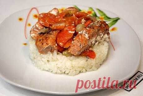 Запеченная в духовке форель в сливках - рецепт с фото