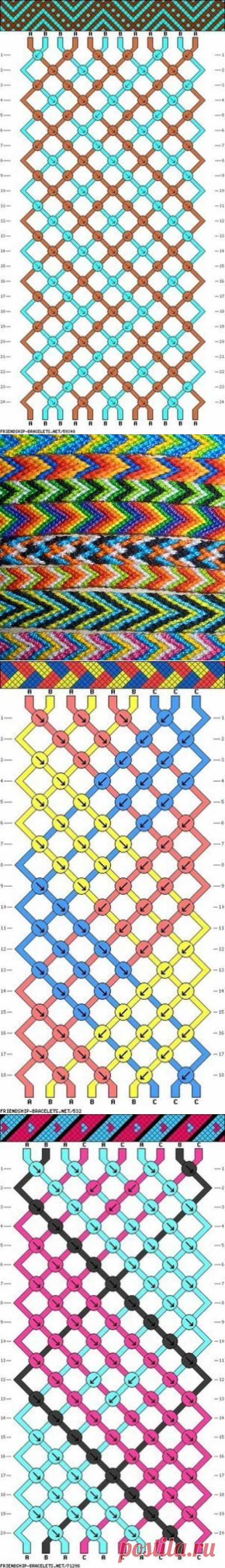 Схемы для фенечек.