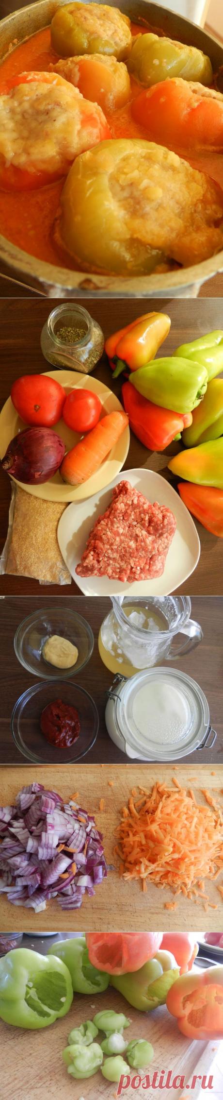 СЕЗОННОЕ БЛЮДО: ФАРШИРОВАННЫЕ ПЕРЦЫ БАРАНИНОЙ И ПШЕНОМ