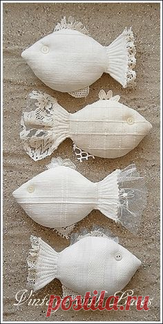 Fabric and Lace Fishes