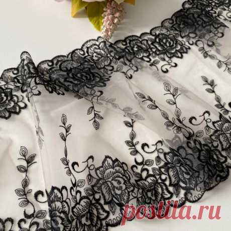 Вышивка на сетке | Продажа кружева и фурнитуры