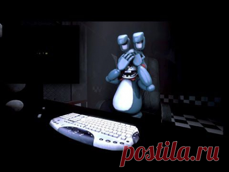 Toy Bonnie Reacts To Five nights at Freddy's 3 Teaser Trailer