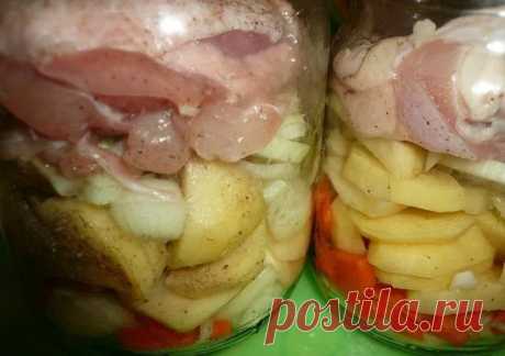 Курица В БАНКЕ- рецепты с фото. Вкусная курица в банке в собственном соку, пошаговая инструкция - allWomens
