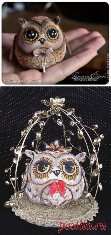 Совушка.Мастер-класс