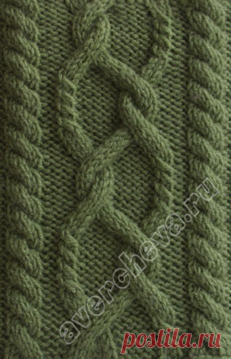 узор 28 |  каталог вязаных спицами узоров