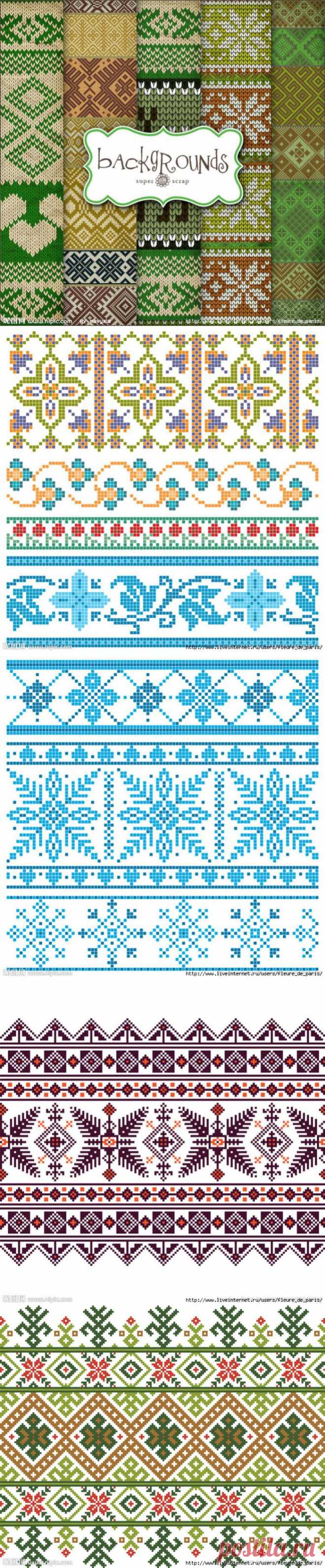 жаккардовые узоры