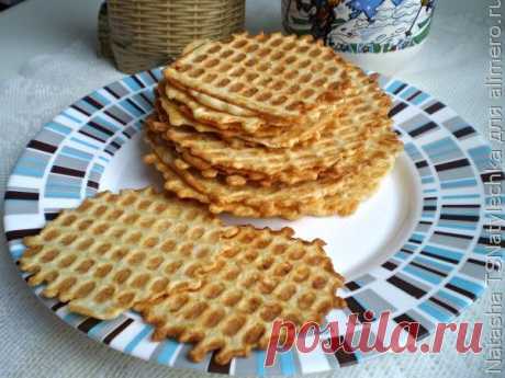 Хрустящие вафли с сыром