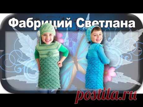 ☆Платье, туника, вязание крючком для начинающих, crochet.