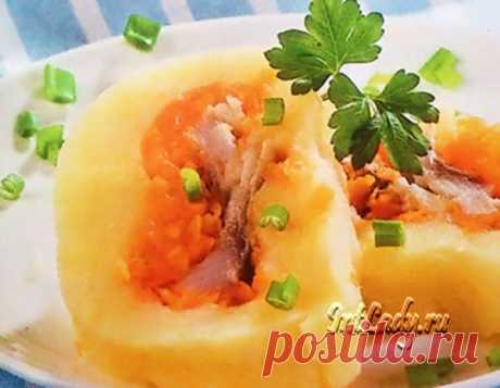 Картофельный рулет с сельдью | Советы для женщин