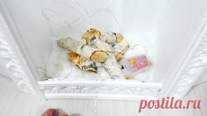 Камин из Картона и Коробок за 1 час Своими Руками | Лайфхакер DIY | Яндекс Дзен