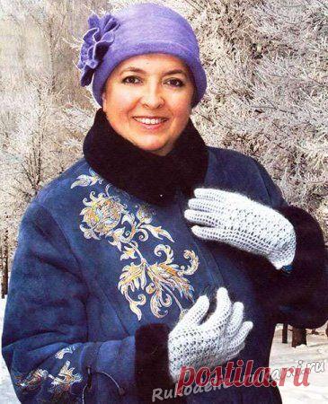 Роспись дубленки