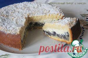 Творожный пирог с маком - кулинарный рецепт