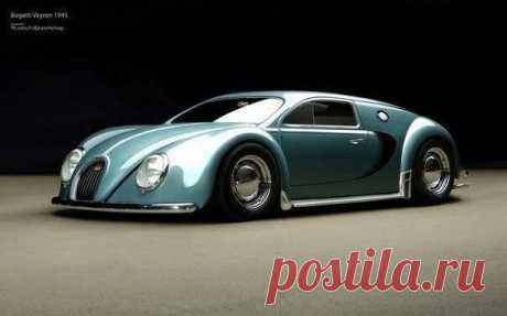 Bugatti Veyron разработанный в 1945 году