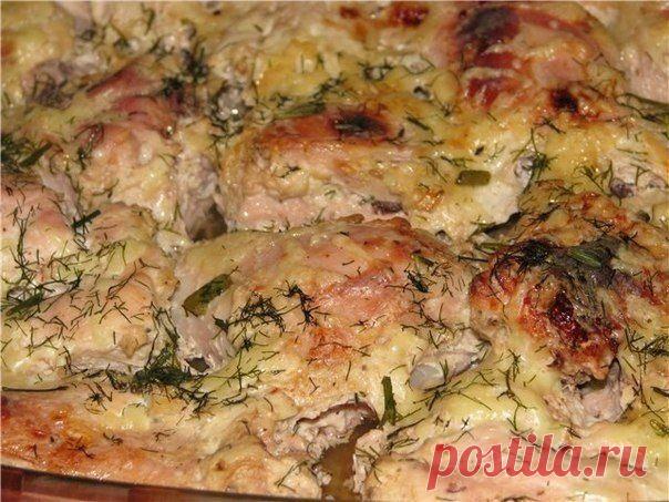 Курица в кефире