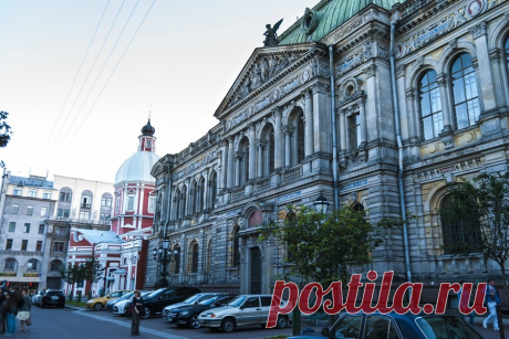 Маршрут вокруг станции метро «Чернышевская» Санкт-Петербург