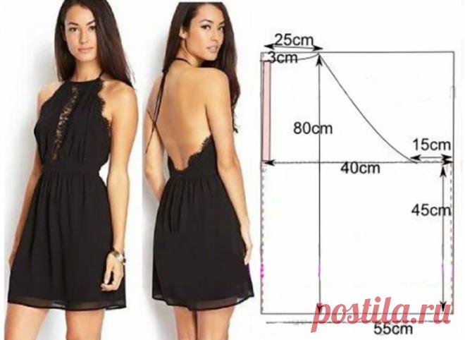 5 простых выкроек платьев для жары Модная одежда и дизайн интерьера своими руками