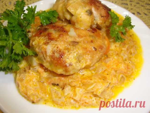 КУРИНЫЕ КОТЛЕТКИ С ТВОРОГОМ - НЕЖНЫЕ И ОЧЕНЬ ВКУСНЫЕ.