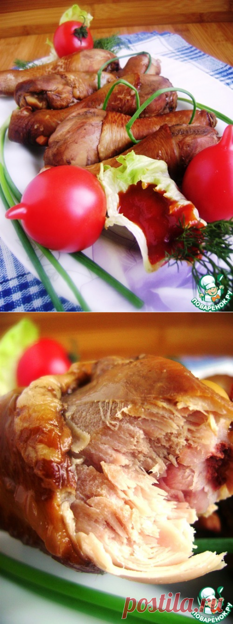 Голени с ароматом копчения - кулинарный рецепт