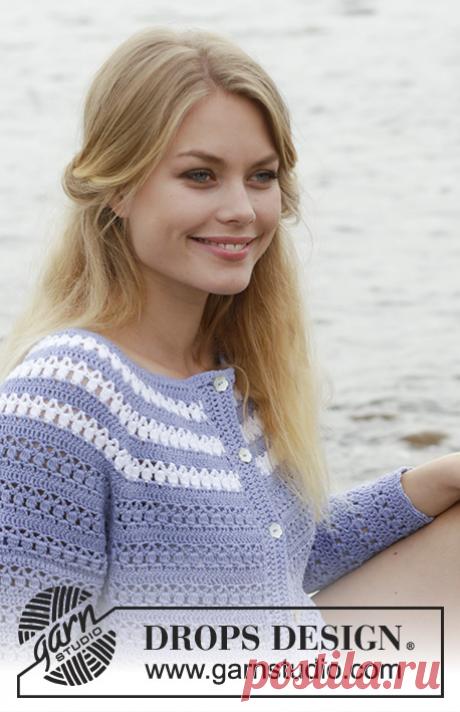 Кардиган крючком Meet Me in Provence - блог экспертов интернет-магазина пряжи 5motkov.ru