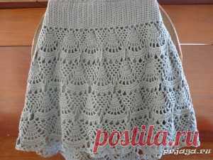 Ажурная юбка крючком | Mom's Page