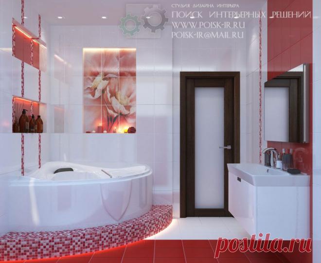Дизайн интерьера ванной комнаты - Портфолио дизайнеров - Поиск интерьерных решений