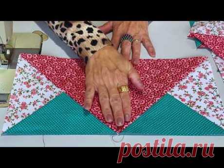 Слишком красиво 😍Легко сшить коврик PATCH