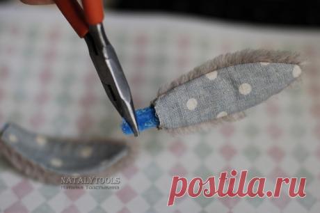 Мини-урок по армированию ушей у тедди-зайца – Ярмарка Мастеров