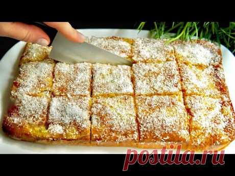 🍎🍎Яблочный пирог, который тает во рту! Этот рецепт ищут все! Просто и вкусно