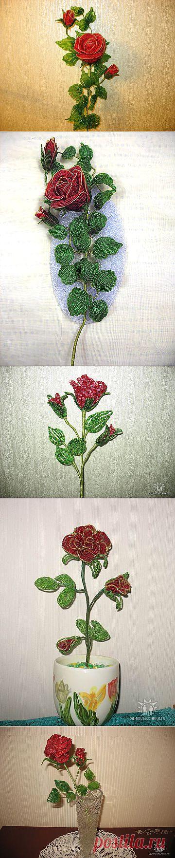 (+1) тема - Мои розочки из бисера | СДЕЛАЙ САМ!