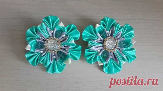 «Заколки из атласных лент. Канзаши. - YouTube» — карточка пользователя Dima S. в Яндекс.Коллекциях