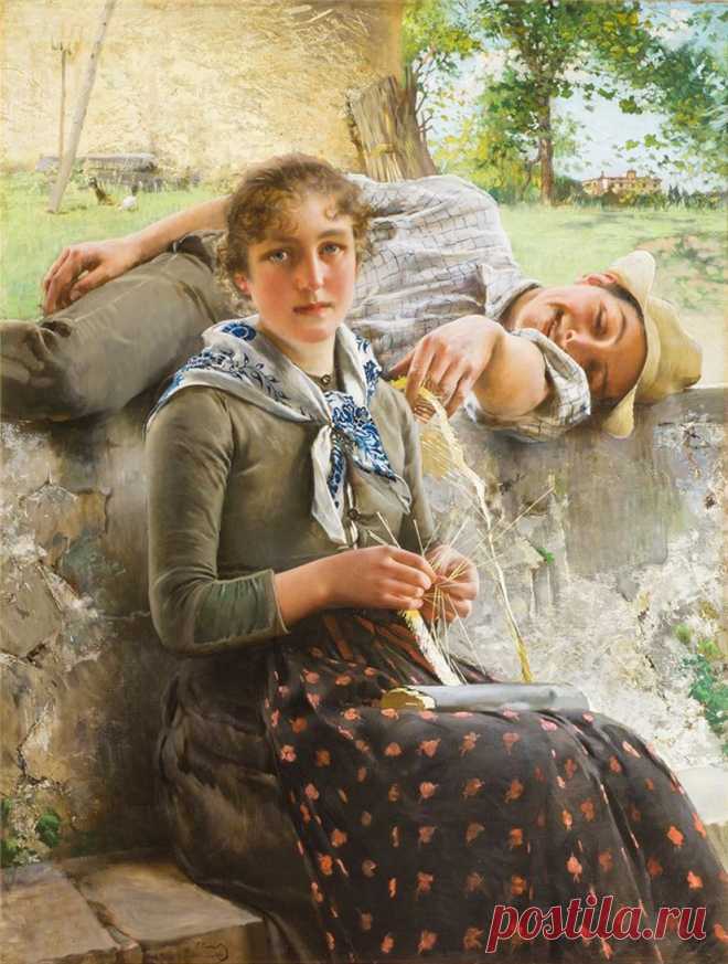 Витторио Маттео Коркосс и его картины. Италия 1859–1933