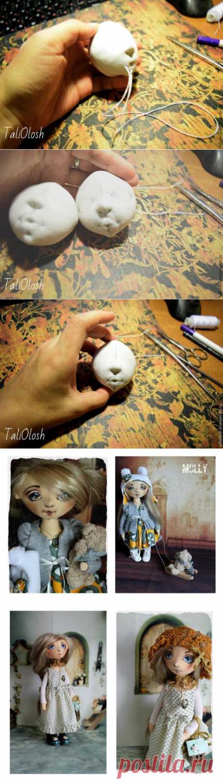 Создание объемной текстильной кукольной головки. Часть первая - Ярмарка Мастеров - ручная работа, handmade