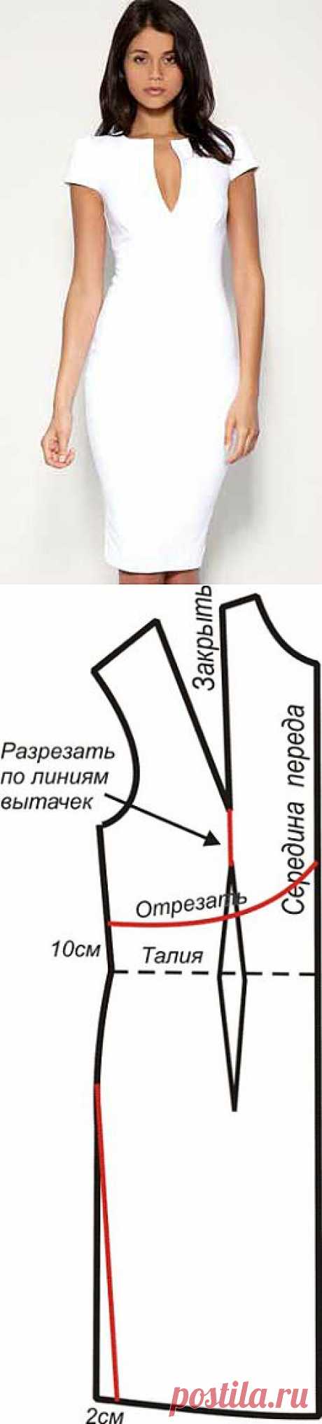 Шьем элегантное и при этом в меру соблазнительное платье.
