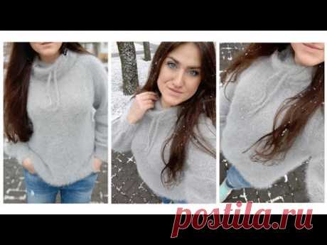 МАСТЕР КЛАСС!!! МЕГА КРАСИВЫЙ ХУДИ СПИЦАМИ. ВСЕ ЛЕГКО И ПРОСТО. ВЯЖЕМ!!! РЫНАШКО. ВЯЗАНИЕ.