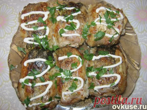 Щука фаршированная кусочками - Простые рецепты Овкусе.ру