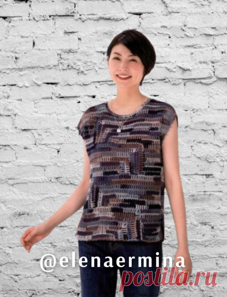 👌От новичка до эксперта: 4 модели, которые можно связать крючком на любой размер, сезон из секционной пряжи (схемы, выкройки, мастер класс) | Вязание крючком Елена Ермина | Дзен