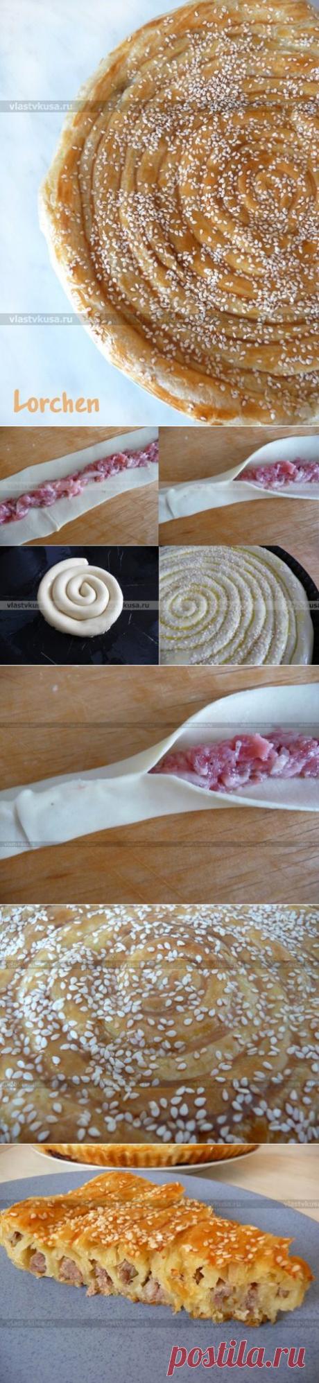 Спиральный мясной пирог | Домашняя выпечка