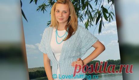 Стильный жилет | Loveknitting.ru