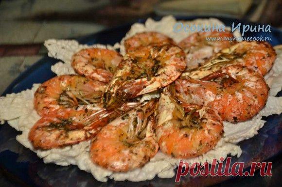 Жареные креветки -2