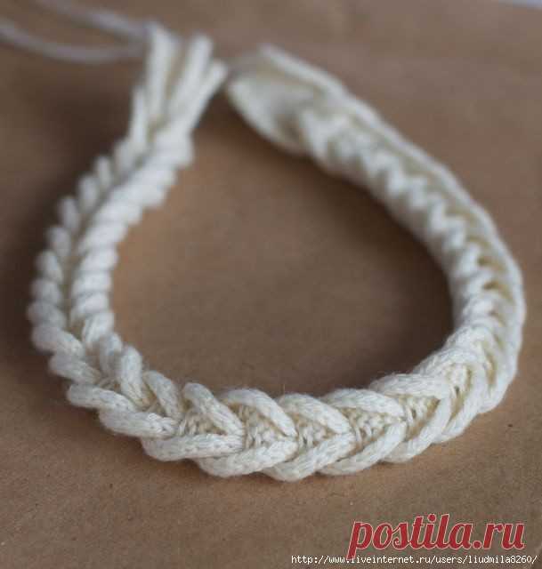 Рукодельные хитрости. Вяжем косичку