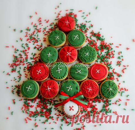 Сладкая сказка! Украшнние новогодней выпечки..