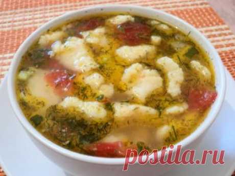 Суп с клёцками
